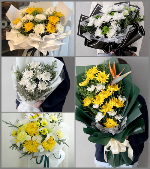 贵州毕节市黔西县定新乡新海村白事花束代送